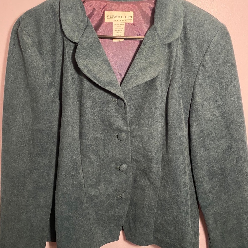 Versailles, emeralds green blazer